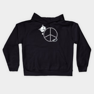 Peace Cat Kids Hoodie